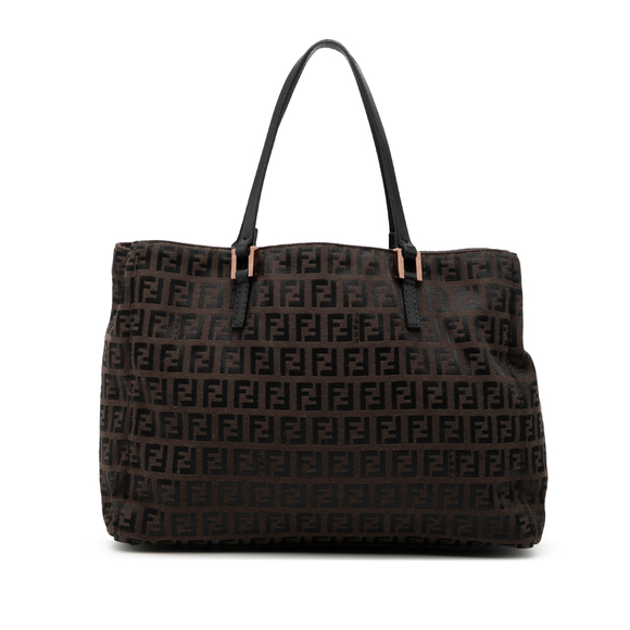 Fendi Handbags - Pre-Loved Fendi Zucchino Canvas Handbag